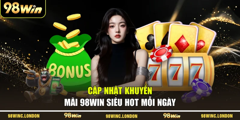 Cập nhật khuyến mãi 98WIN siêu hot mỗi ngày